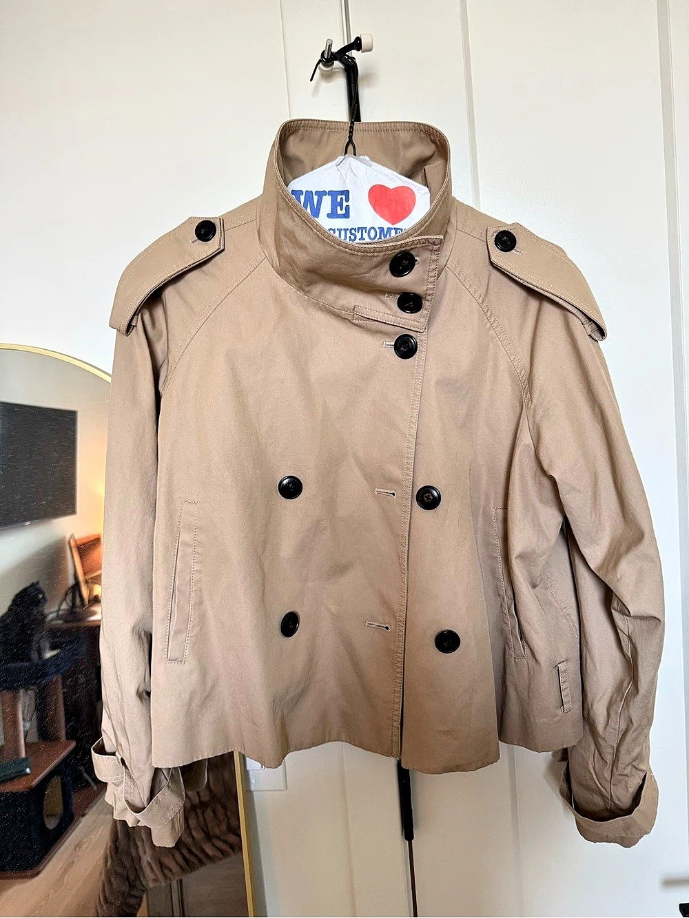 Tommy Hilfiger Cropped Trench Jacket